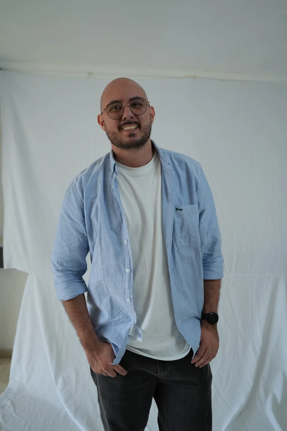 Michele Odarba en sesión de estudio